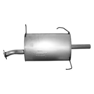 AP Exhaust® - MSL Maximum Aluminized Steel Oval Direct Fit Exhaust Muffler with Flange and Spout