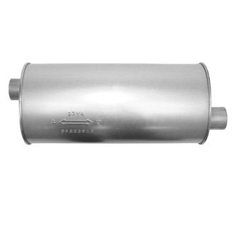 AP Exhaust® - MSL Maximum Oval Direct Fit Exhaust Muffler with Inlet / Outlet Neck