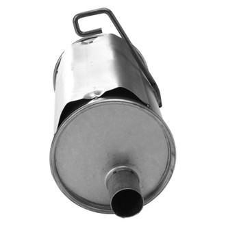 AP Exhaust® - MSL Maximum Round Direct Fit Exhaust Muffler with Inlet / Outlet Neck