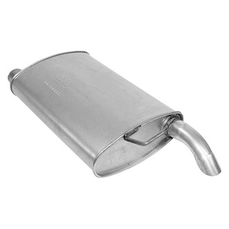 AP Exhaust® - MSL Maximum Aluminized Steel Oval Direct-Fit Exhaust Muffler with Inlet Neck and Spout