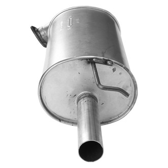 AP Exhaust® - MSL Maximum Aluminized Steel Oval Direct-Fit Exhaust Muffler with Flange and Spout