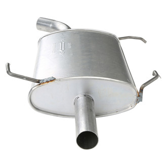 AP Exhaust® - MSL Maximum Oval Direct Fit Exhaust Muffler with Inlet Neck and Spout