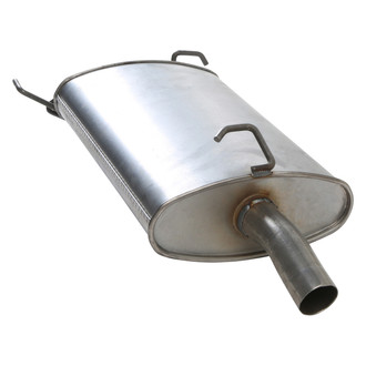 AP Exhaust® - MSL Maximum Oval Direct Fit Exhaust Muffler with Welded Flange and Spout