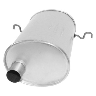 AP Exhaust® - MSL Maximum Aluminized Steel Oval Direct-Fit Exhaust Muffler with Inlet Neck and Spout