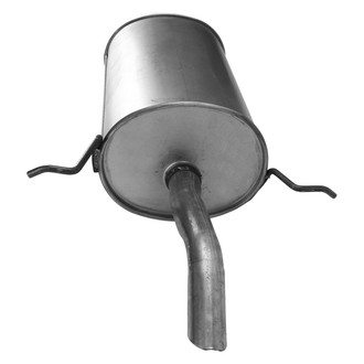 AP Exhaust® - MSL Maximum Aluminized Steel Oval Direct-Fit Exhaust Muffler with Inlet Neck and Spout