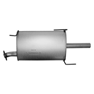 AP Exhaust® - MSL Maximum Aluminized Steel Oval Direct Fit Exhaust Muffler with Flange and Spout
