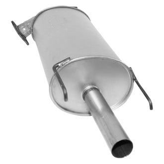 AP Exhaust® - MSL Maximum Aluminized Steel Oval Direct Fit Exhaust Muffler with Flange and Spout