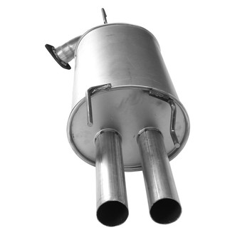 AP Exhaust® - MSL Maximum Oval Direct Fit Exhaust Muffler with Flange and Spout