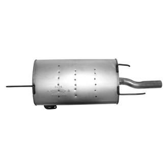 AP Exhaust® - MSL Maximum Oval Direct Fit Exhaust Muffler with Flange and Spout