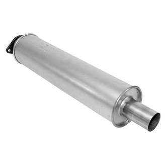 AP Exhaust® - MSL Maximum Front Round Direct Fit Exhaust Muffler with Flange and Outlet Neck