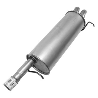 AP Exhaust® - Rear Aluminized Steel Exhaust Muffler and Pipe Assembly