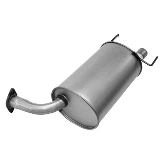 AP Exhaust® - Driver Side Aluminized Steel Exhaust Muffler and Pipe Assembly