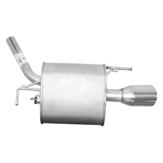 AP Exhaust® - Driver Side Aluminized Steel Exhaust Muffler and Pipe Assembly