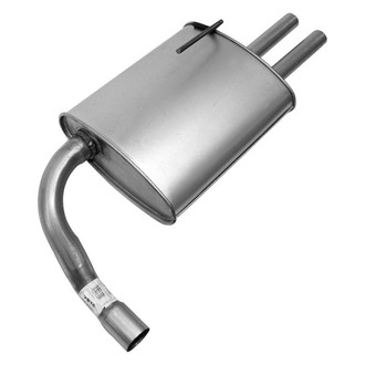 AP Exhaust® - Passenger Side Aluminized Steel Exhaust Muffler and Pipe Assembly
