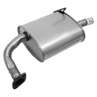 AP Exhaust® - Welded Aluminized Steel Passenger Side Exhaust Muffler and Pipe Assembly