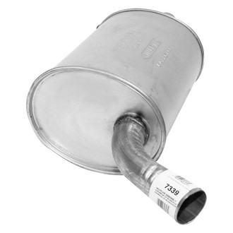 AP Exhaust® - Passenger Side Aluminized Steel Exhaust Muffler and Pipe Assembly