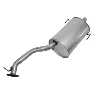 AP Exhaust® - Welded Aluminized Steel Rear Exhaust Muffler and Pipe Assembly