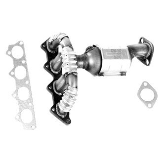 AP Exhaust® - Stainless Steel Direct Fit Exhaust Manifold with Integrated Catalytic Converter