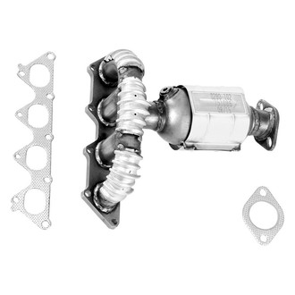 AP Exhaust® - Stainless Steel Direct Fit Exhaust Manifold with Integrated Catalytic Converter