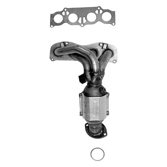 AP Exhaust® - Stainless Steel Direct Fit Exhaust Manifold with Integrated Catalytic Converter