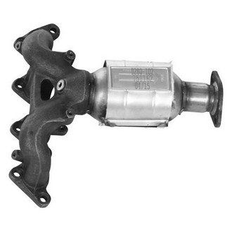 AP Exhaust® - Stainless Steel Direct Fit Exhaust Manifold with Integrated Catalytic Converter
