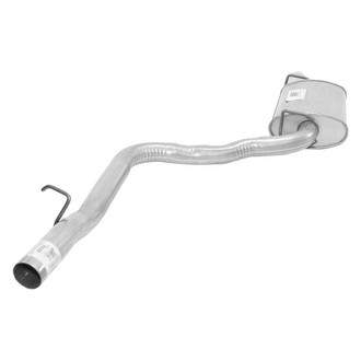 AP Exhaust® - Welded Aluminized Steel Driver Side Exhaust Muffler and Pipe Assembly