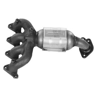 AP Exhaust® - Stainless Steel Direct Fit Exhaust Manifold with Integrated Catalytic Converter