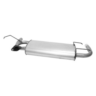 AP Exhaust® - Rear Aluminized Steel Exhaust Muffler and Pipe Assembly