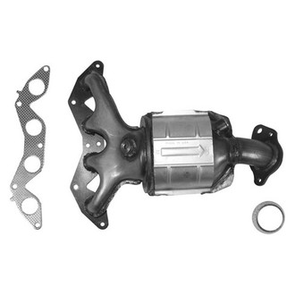 AP Exhaust® - Stainless Steel Direct Fit Exhaust Manifold with Integrated Catalytic Converter