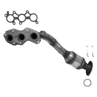 AP Exhaust® - Stainless Steel Direct Fit Exhaust Manifold with Integrated Catalytic Converter