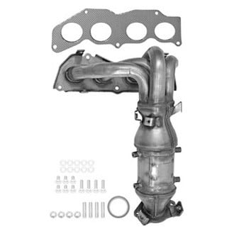 AP Exhaust® - Stainless Steel Direct Fit Exhaust Manifold with Integrated Catalytic Converter