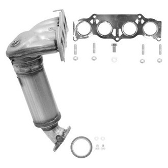 AP Exhaust® - Stainless Steel Direct Fit Exhaust Manifold with Integrated Catalytic Converter