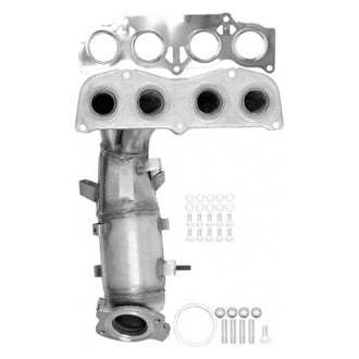 AP Exhaust® - Stainless Steel Direct Fit Exhaust Manifold with Integrated Catalytic Converter