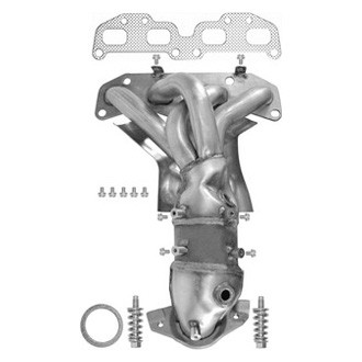 AP Exhaust® - Stainless Steel Direct Fit Exhaust Manifold with Integrated Catalytic Converter
