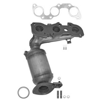 AP Exhaust® - Stainless Steel Direct Fit Exhaust Manifold with Integrated Catalytic Converter