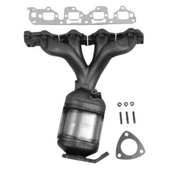 AP Exhaust® - Stainless Steel Direct Fit Exhaust Manifold with Integrated Catalytic Converter