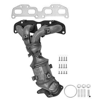 AP Exhaust® - Stainless Steel Direct Fit Exhaust Manifold with Integrated Catalytic Converter