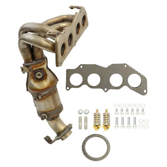 AP Exhaust® - Stainless Steel Direct Fit Exhaust Manifold with Integrated Catalytic Converter