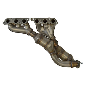AP Exhaust® - Stainless Steel Direct Fit Exhaust Manifold with Integrated Catalytic Converter