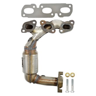 AP Exhaust® - Stainless Steel Direct Fit Exhaust Manifold with Integrated Catalytic Converter