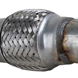 AP Exhaust® - 300 SS Flex Coupling (2.25" Inlet, 2.25" Outlet, 8" Overall Length)