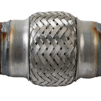 AP Exhaust® - 300 SS Flex Coupling (2.25" Inlet, 2.25" Outlet, 8" Overall Length)