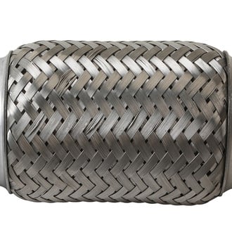 AP Exhaust® - 300 SS Flex Coupling (2.25" Inlet, 2.25" Outlet, 10" Overall Length)