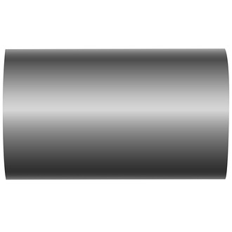 AP Exhaust® - Aluminized Steel OD-OD Pipe Adapter (2.5" Inlet, 2.5" Outlet, 4.5" Length)