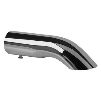 AP Exhaust® - Xlerator™ Aluminized Steel Turndown Bolt-On Chrome Exhaust Tip