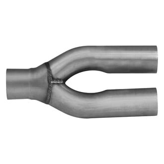 AP Exhaust® - Aluminized Steel Standard Exhaust Y-Pipe (1.75" Inlet, 1.75" Outlet, 12.5" Length)