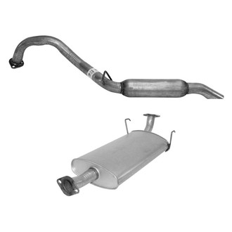 AP Exhaust® - Exhaust Muffler and Tailpipe Kit