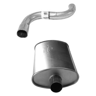 AP Exhaust® - Exhaust Muffler and Tailpipe Kit