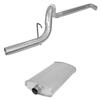 AP Exhaust® - Exhaust Muffler and Tailpipe Kit