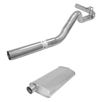 AP Exhaust® - Exhaust Muffler with Driver and Passenger Side Tailpipes Kit